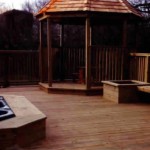 32. Treated Pine Deck and Octagonal Gazebo