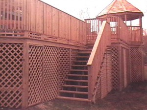 33. Treated Pine Deck and Octagonal Gazebo