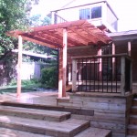 21. Treated Pine Deck with Cedar Arbor