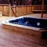 30. Treated Pine Deck with Raised Spa