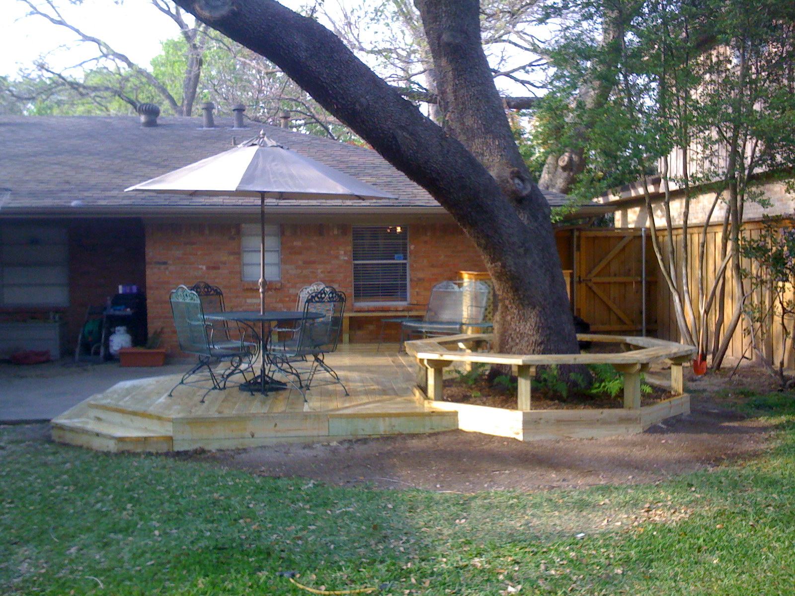 backyard deck
